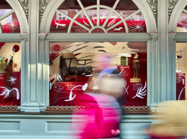 The T-Bone armchair by Jaime Hayon on display at Fortnum & Mason in London